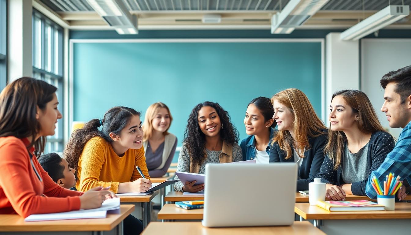 Students and educational resources in a modern learning environment